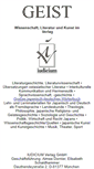 Mobile Screenshot of geist.de