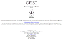 Tablet Screenshot of geist.de